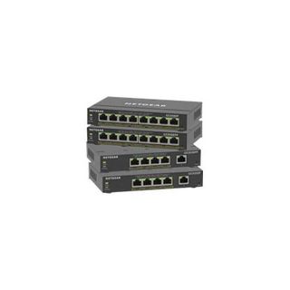 Netgear Gs305epp Switch 5 Ports Gigabit Poe+ Boîtier Métal Noir 15.8x10.1x2.7 Cm Netgear