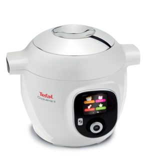 Tefal Cy851130 Appareil Multi-cuissons 6 L Chrome, Blanc