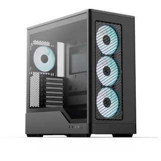 Boîtier Pc Sans Alimentation - D520a-bk V1 - Moyen Tour - Format Atx - 4x120mm A-rgb - Noir