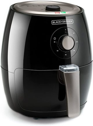 Black & Decker Bxaf2500e Friteuse Unique 2,5 L Autonome 1500 W Friteuse D’air Chaud Noir