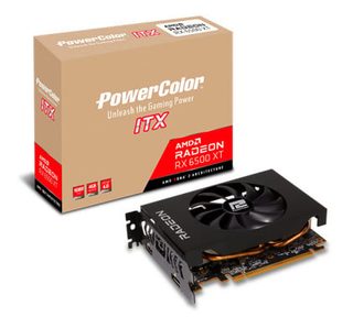 Powercolor Axrx 6500xt 4gbd6-dh Carte Graphique Amd Radeon Rx 6500 Xt 4 Go Gddr6