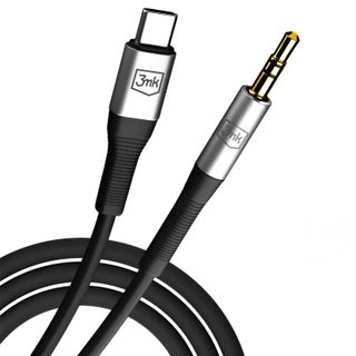 Câble Usb C Vers Jack 3.5mm Aluminium Robuste Son Haute Fidélité 1m Noir 3mk