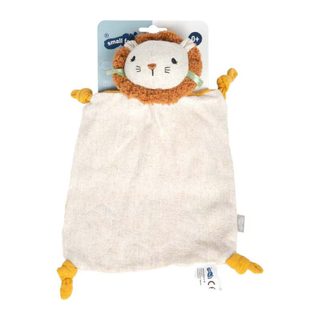 Small Foot Couverture Câline Lion - Doudou Bébé Doux Mousseline Sensoriel