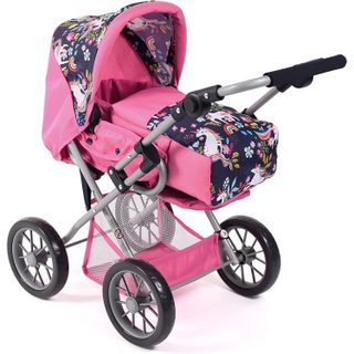 Poussette Combinée Leni Licorne Pour Poupée