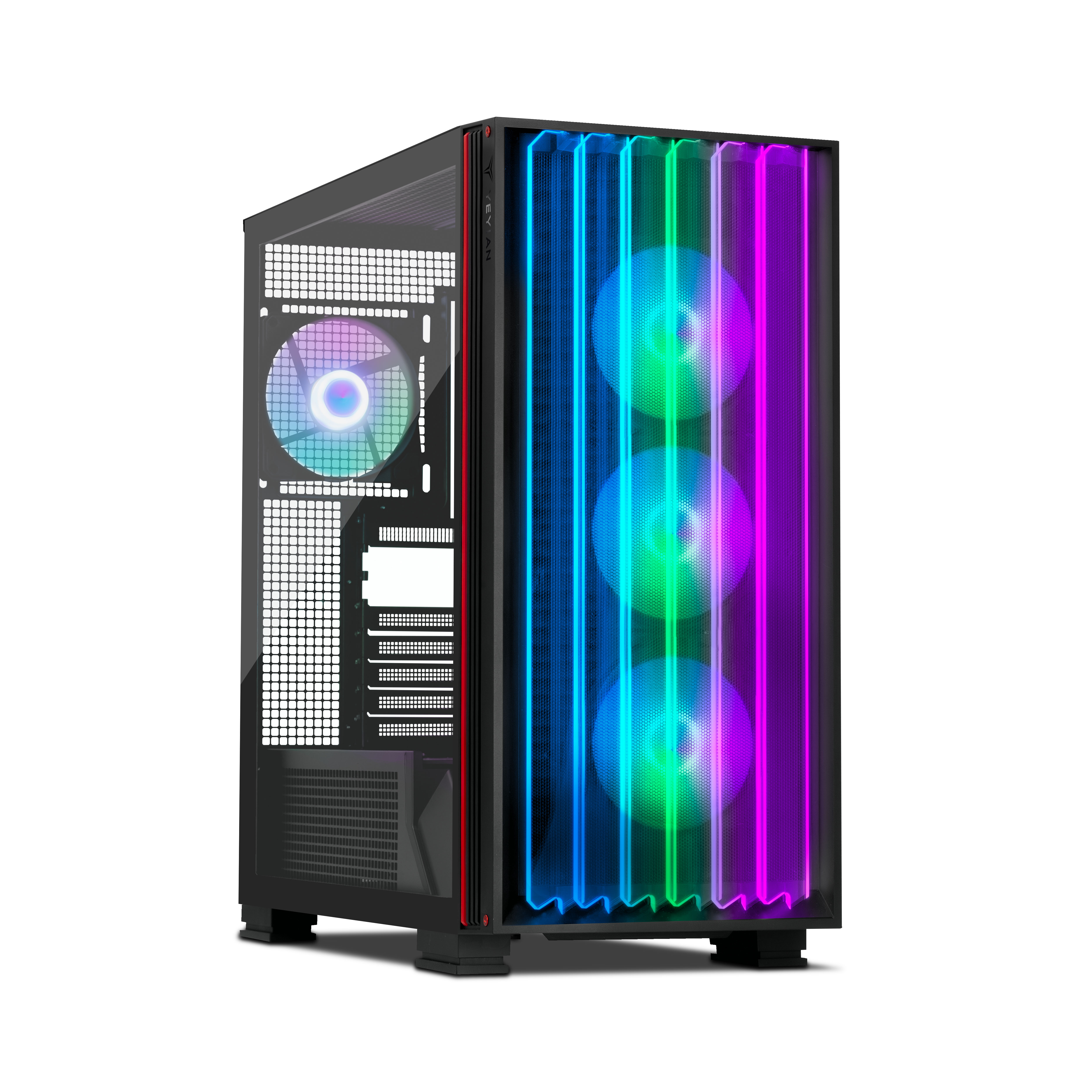 Boîtier Pc Yeyian Mirage X Rgb En Verre Semi-tower