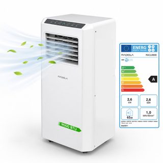 Climatiseur Monobloc Mobile Radiola Racli090e 2,65kw 1000w 25m² Blanc