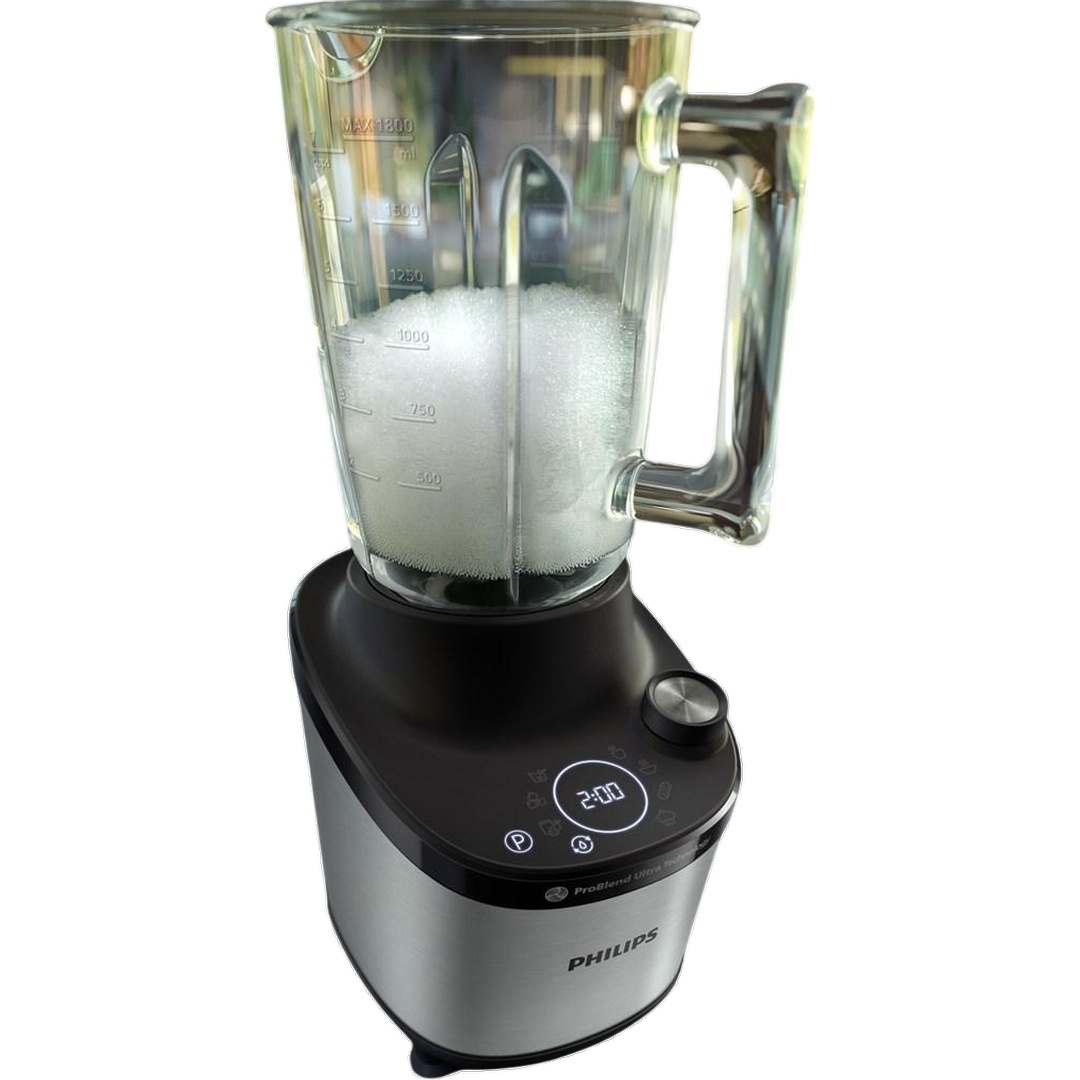 Blender Philips Hr3760/10 1500w 2l À Nettoyer Facilement