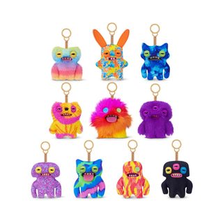 Porte-clés Peluche Fuggler Collection Plush/fausse Fourrure Jaune/rose/orange 13 Cm Zuru
