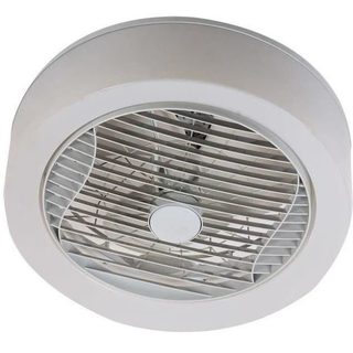 Ventilateur Plafond Farelek Couronne Led Blanc 40 Cm 95 W Avec Télécommande