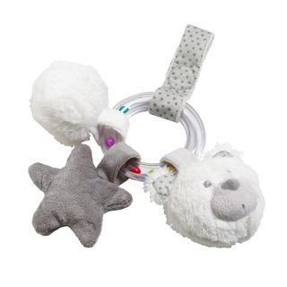 Hochet Ours Sauthon Hochet D'éveil 7 X 7 X 5 Cm Gris Velours