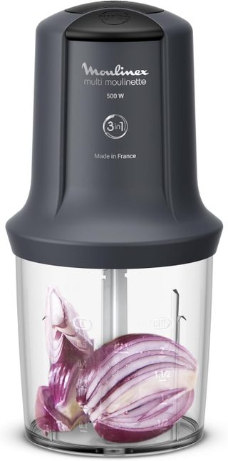 Hachoir Électrique Multi Moulinette – 500w, 2 Vitesses, Gris Anthracite