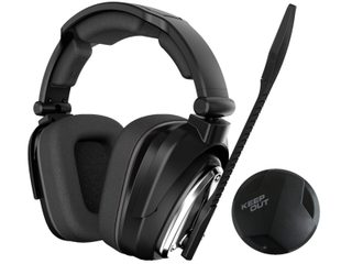 Keepout Hxair Casque Sans Fil Arceau Gaming Noir, Argent