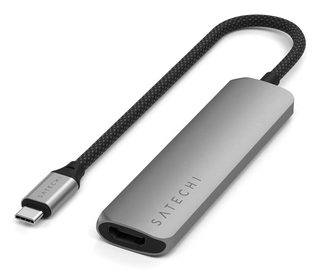 Satechi St-p4sm Hub & Concentrateur Usb Type-c 10000 Mbit/s Gris