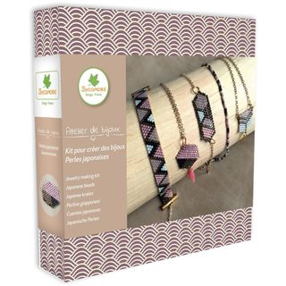 Atelier De Bijoux Sycomore Coffret Tissage Perles Japonaises Doré 150 Cm Sycomore