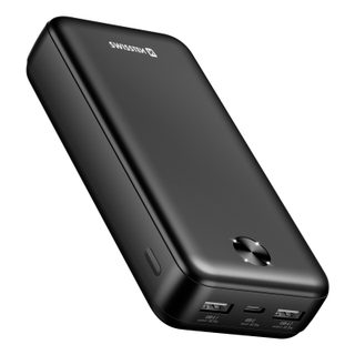 Batterie Externe 20000mah 10.5w Avec Double Port Usb Led Indicateur Noir Swissten