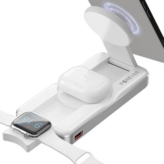 Powerbank Magsafe 3 En 1 Pour Iphone / Apple Watch / Airpods 10000mah Blanc Forever