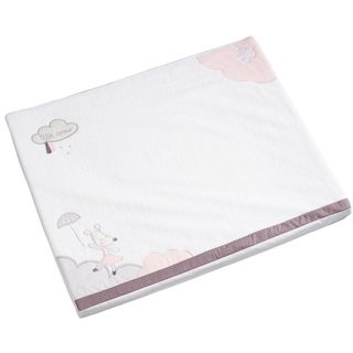 Sauthon Matelas À Langer Lilibelle 68 X 52 Cm Hauteur 6 Cm Blanc Coton