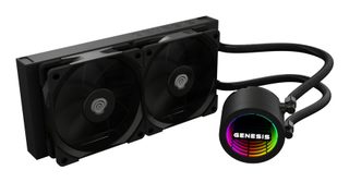 Genesis Nlg-2318 Système De Refroidissement D’ordinateur Processeur Refroidisseur De Liquide Tout-en-un Noir