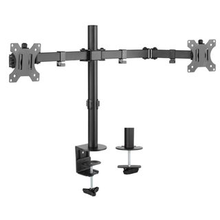 D2 Double Support Ecran Pc Pour 13"-32" De Construction Robuste Hauteur Ergonomique Rotation À 360° Support De Moniteur