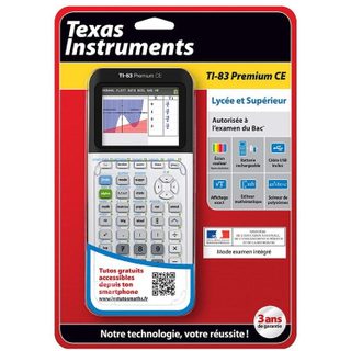 Calculatrice graphique TI 83 Premium CE TEXAS INSTRUMENTS