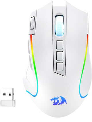 Souris De Jeu Redragon M612 Pro 8000 Dpi 9 Boutons Rvb White