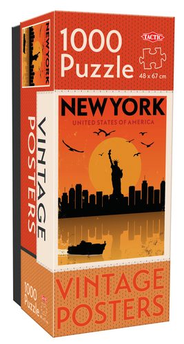 Tactic Puzzle 1000 Pcs Vintage Cities New York