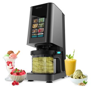 Cecotec Machine À Glaces - Sorbetière Avec Écran - 1,35 L - Gelatec 1800 Touch. 700 W, 10 Programmes, Technologie Creamo