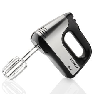 Hyundai Hm 708 Batteur À Main 400 W Noir, Acier Inoxydable