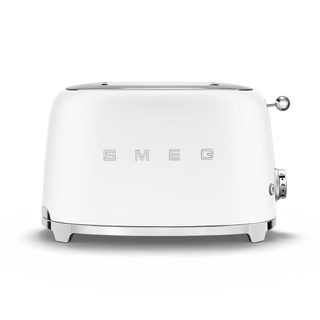 Grille-pain Smeg 50's Retro Style Tsf01whmeu 2 Fentes 950 W Blanc Acier Inoxydable