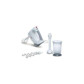 Bosch Batteur 450w Blanc/gris 5 Vitesse + Pulse Pétrin Inclus Fouet Électrique Blanc