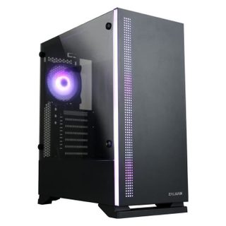 Zalman Boitier Pc S5 - Moyen Tour - Noir - Verre Trempé - Format Atx (s5tgbk)