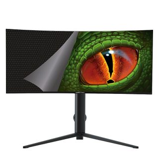 Keepout Xgm34uw Led Display 86,4 Cm (34") 3440 X 1440 Pixels Ultrawide Quad Hd Noir, Rouge