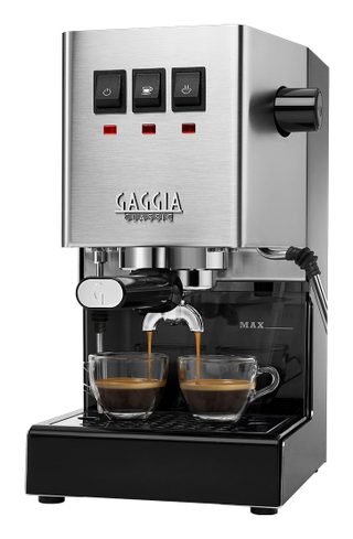 Machine À Expresso Gaggia Comptoir Silver Coffee Pod, Ground Coffee 2 Tasses