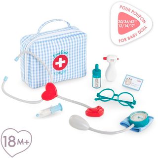 Ma Valise Docteur Et Accessoires - Pour Poupon De 30 A 36 Cm - Des 18 Mois