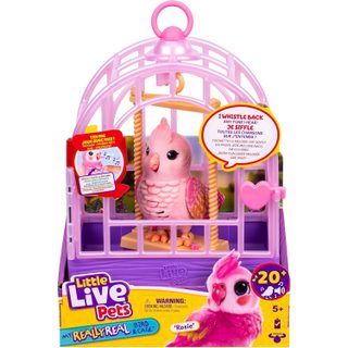 Moose Toys Little Live Pets Rosie Et La Cage À Oiseaux