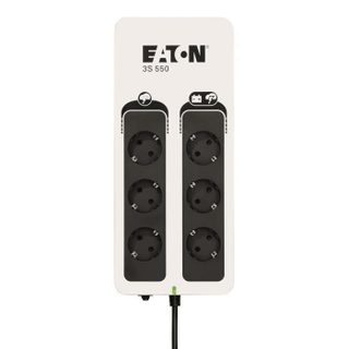 Onduleur/multiprise/parafoudre Eaton 3s 550 Din - Off-line Ups - 3s550d - 550va
