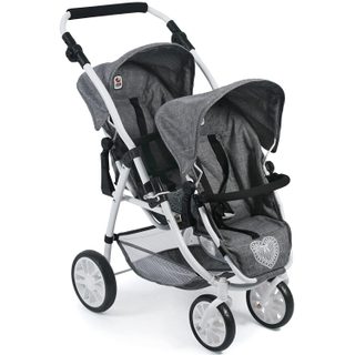 Le Buggy Twinny Pour Poupées, Anthracite