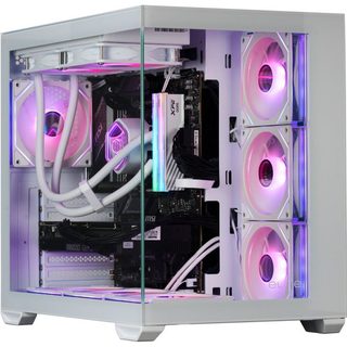Pc Fixe Gamer Blanc Ryzen 8700f Rtx 5060 Ti 32go Ddr5 Ssd 1to Pcie Gen 4 Wi‑fi Cooler Master