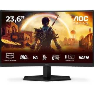 Ecran Pc Gamer Incurvé - 24'' - Fhd - 180hz - Dalle Va - 0,5ms - C24g42e