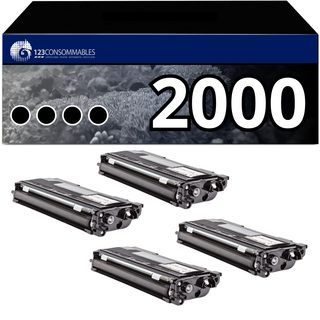 Pack De 4 Toners Compatible Brother Tn-2000 Noir