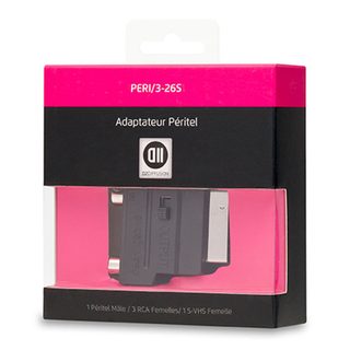 Adaptateur Rca+s-vhs Femelle /péritel Mâle