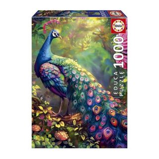 Puzzle Jardin De Paons Puzzle Passion Carton Multicolore 68 X 48 Cm Educa