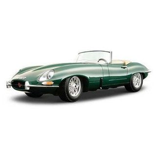 Burago Voiture En Metal Jaguar Type E Cabriolet 1961 A Lechelle 1/18em