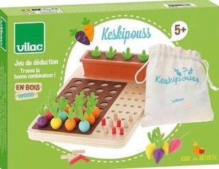 Jeu De Déduction Vilac Keskipouss Jour De Recolte 8 X 18 X 25 Cm 600 G Multicolor Autre(s) Matière(s)