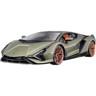 Modèle Réduit Bburago Lamborghini Sian Fkp 37 Vert Mat
