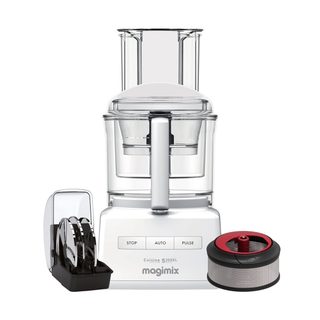 Robot Multifonction Magimix Cs 5200 Xl 18711f 3 Cuves 1,2 2,6 3,6 L Blanc