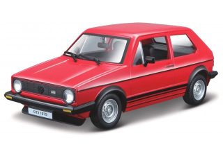 Bburago Volkswagen Golf Mk1 Gti (1979) 1/24 Modèle De Voiture Classique Pré-assemblé 1:24