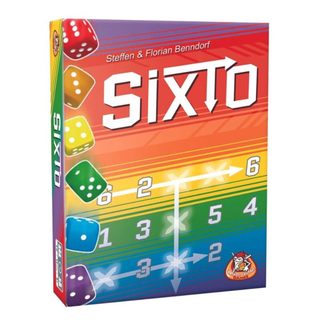 White Goblin Games Sixto — Jeu De Dés (carton, Couleurs Multiples).