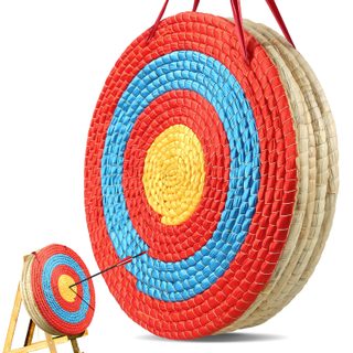 Vevor Cible Tir À L'arc 50,8 Cm, Paille Traditionnelle, 5 Couches, 10,16 Cm Épaisseur. Entraînement Archerie.