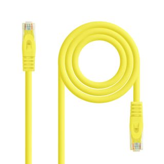 Cable Reseau Nanocable Rj45 Lszh Cat.6a Utp Awg24 1 M - Jaune